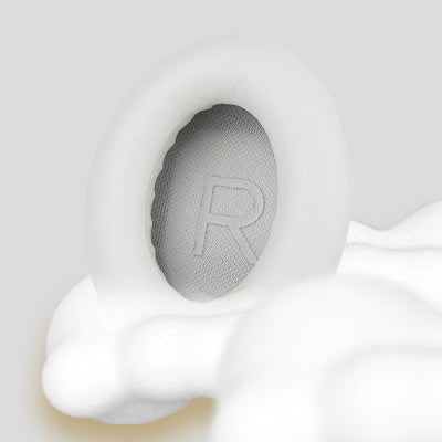Premium Ear Pad Replacement for Bose QC45-White