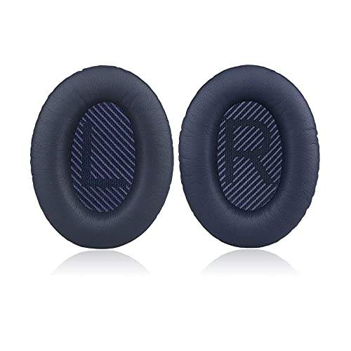Premium Ear Pad Replacement for Bose Headphones Earpads, Compatible with Bose QuietComfort 35 ii /QC35 /QC25 /QC2 /QC15 /Ae2 /Ae2i /Ae2w /SoundTrue & SoundLink, by Krone Kalpasmos – Midnight Blue