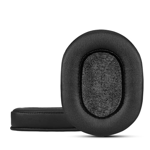 Krone Kalpasmos Breathable Fabric Replacement Earpads for Turtle Beach Stealth 700/600/520,Audio Technica Replacement Earpads for ATH-M50X/M40X/M30X(Black)