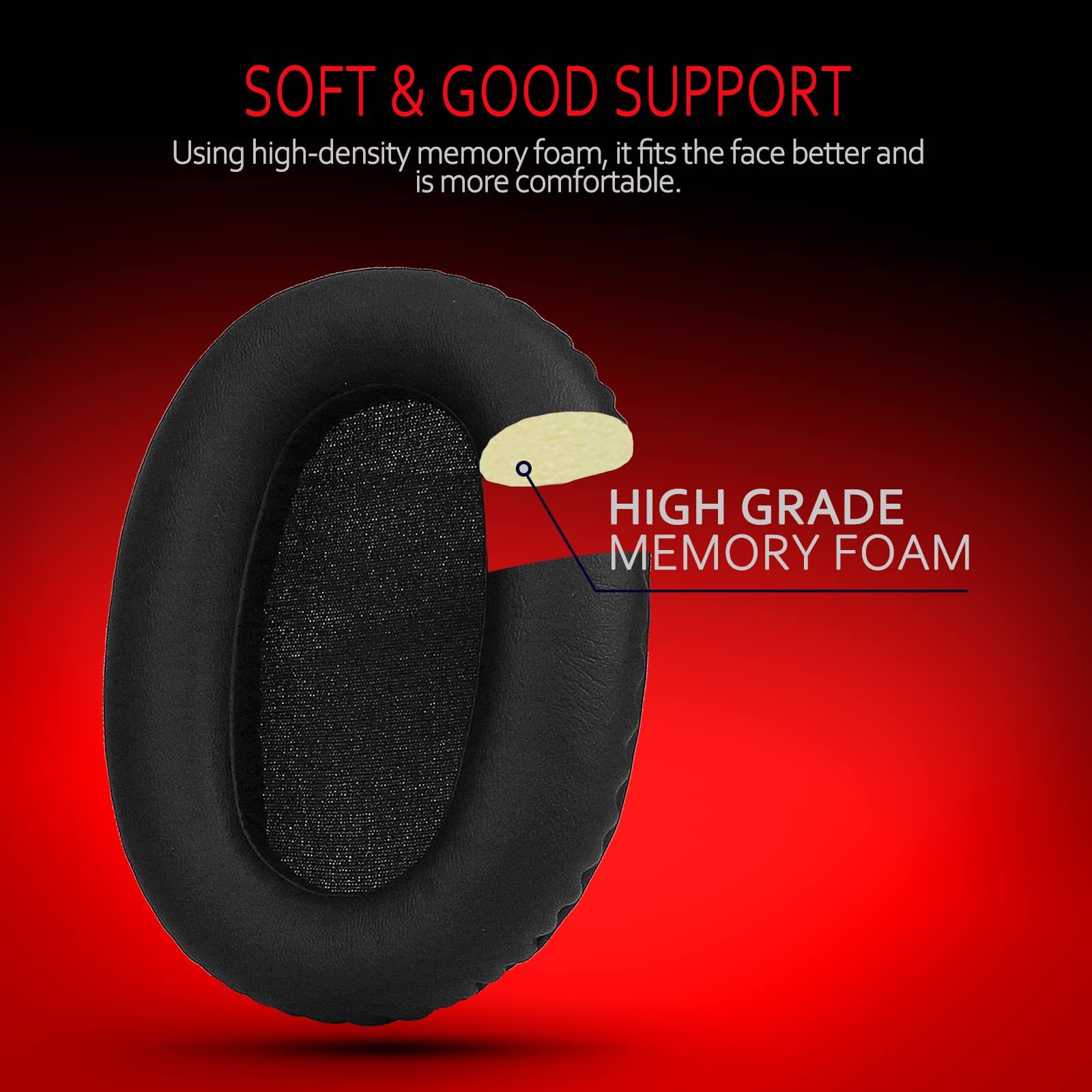 Sony WH-CH700N, WH-CH710N Replacement Earpads