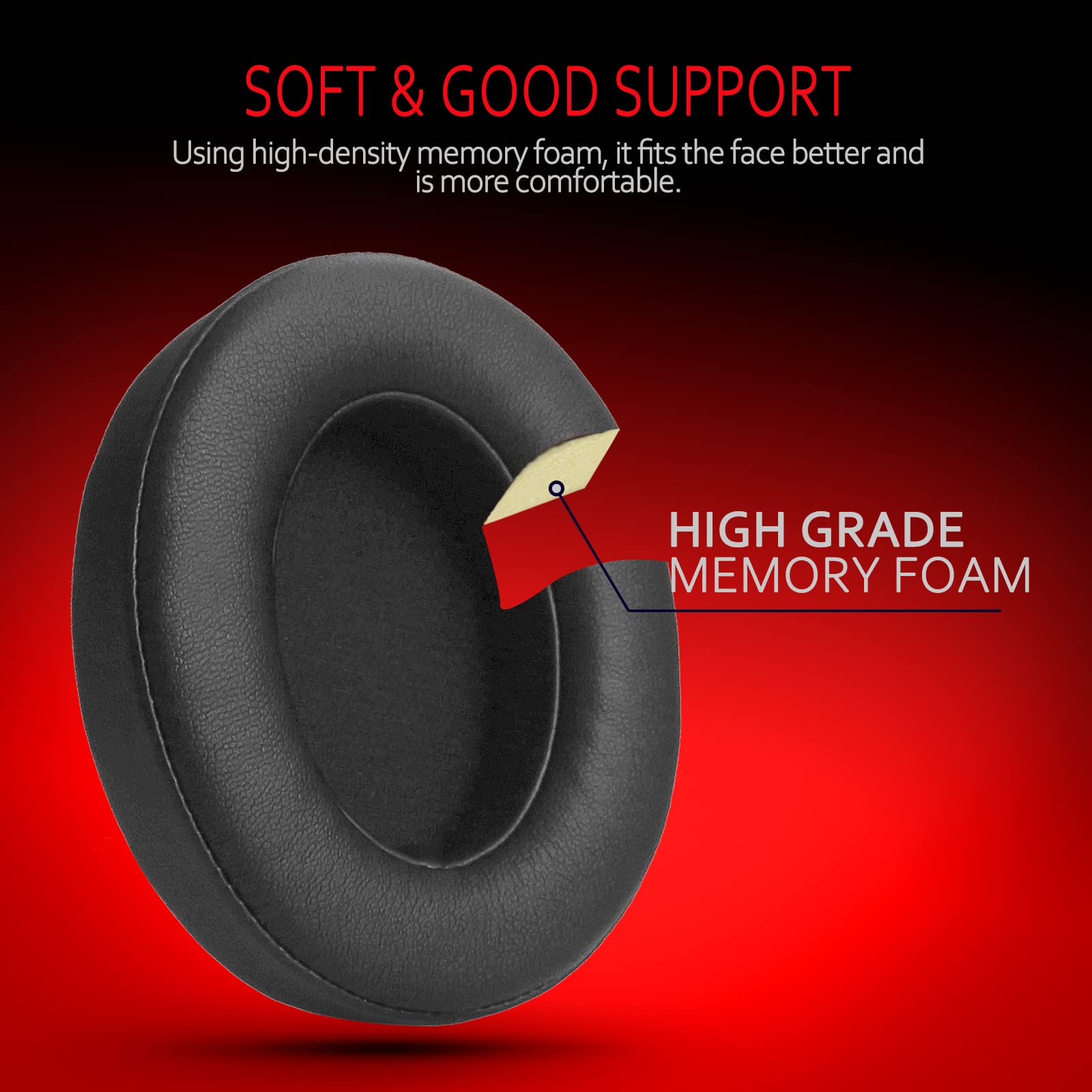Professional Replacement Earpads For Beats Studio 2/3 Headphone