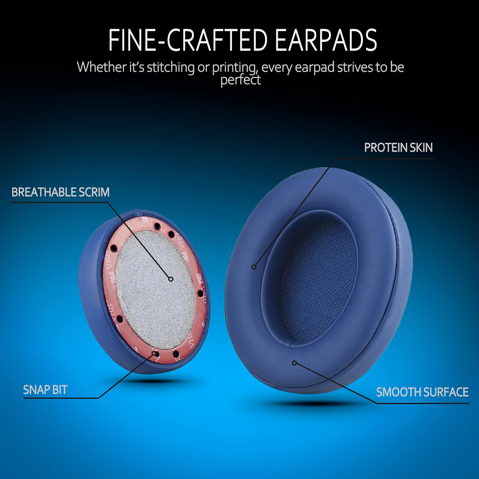 Professional Replacement Earpads For Beats Studio 2/3 Headphone