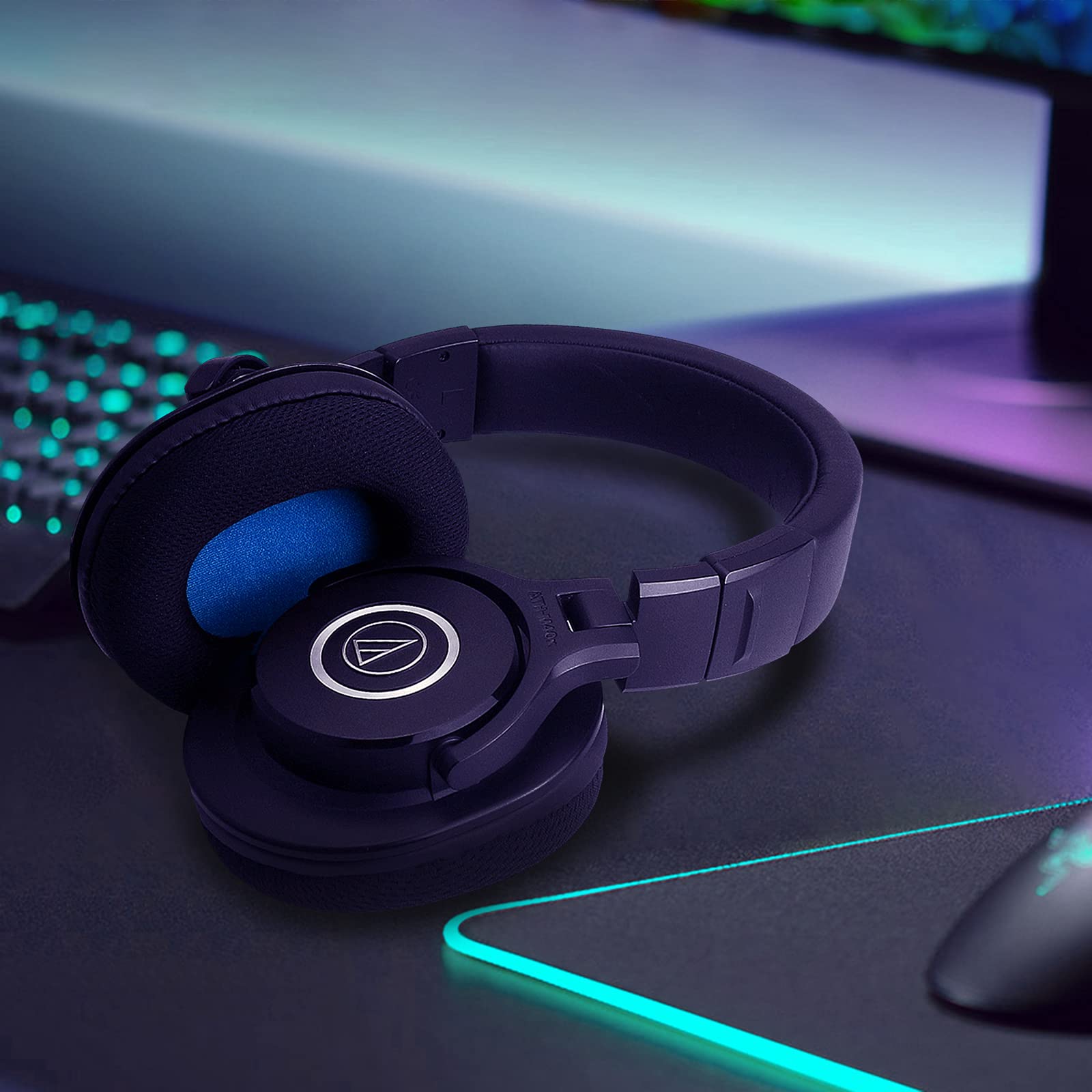 Ersatz-Ohrpolster für Turtle Beach-Stealth/ATH-M/Sony/SteelSeries/Sennheiser und viele große Over-Ear-Kopfhörer