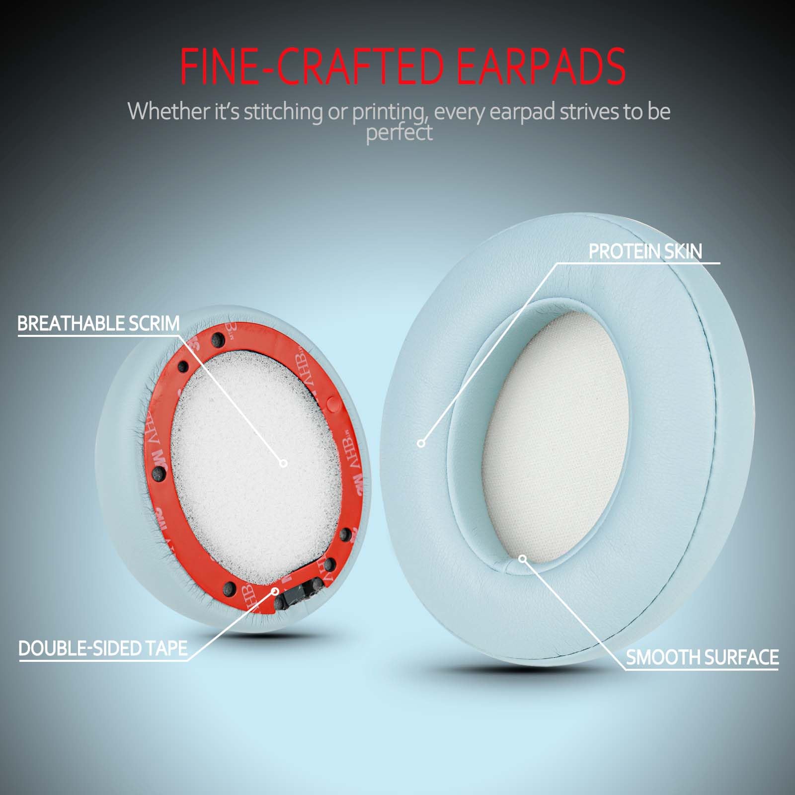 Professional Replacement Earpads For Beats Studio 2/3 Headphone