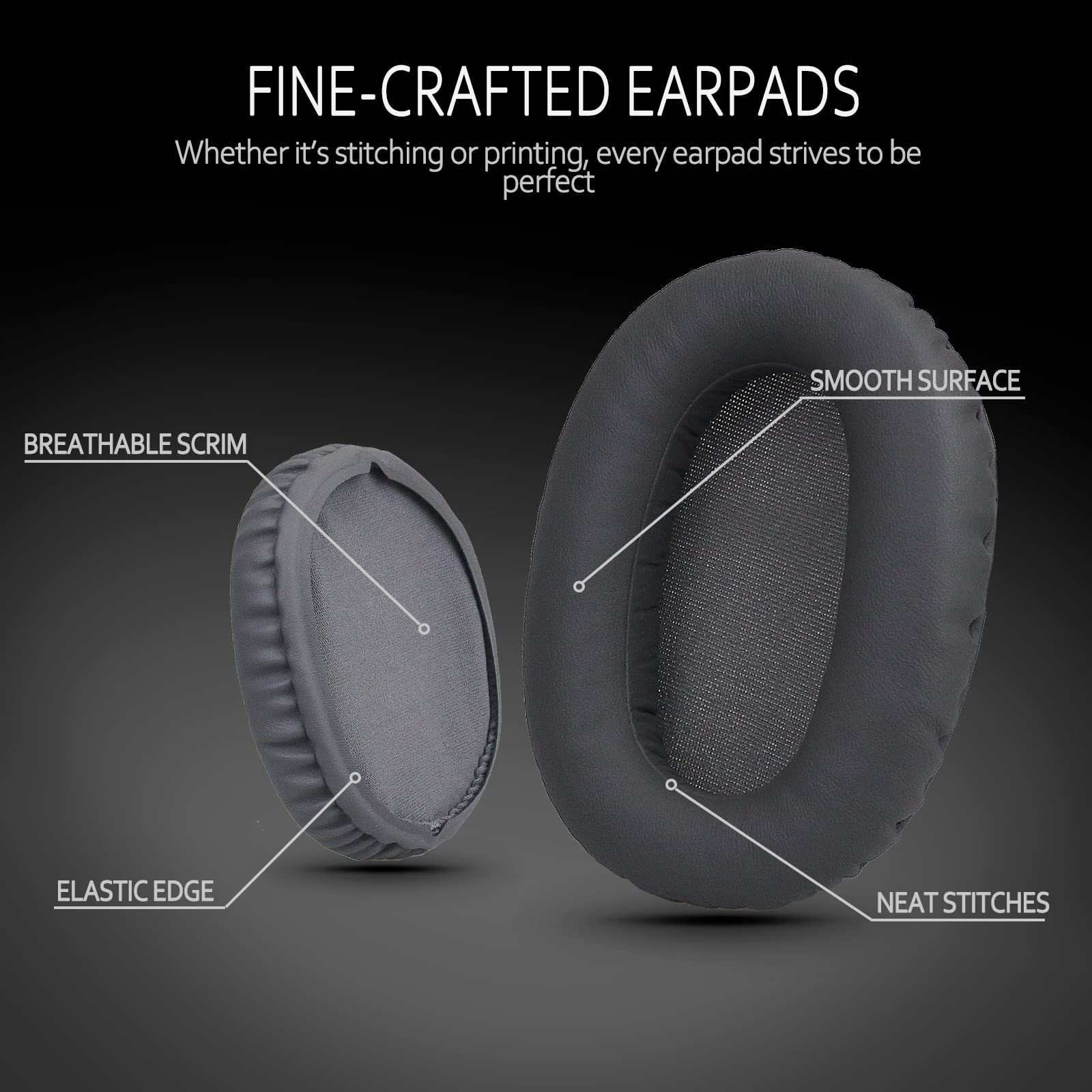 Sony WH-CH700N, WH-CH710N Replacement Earpads