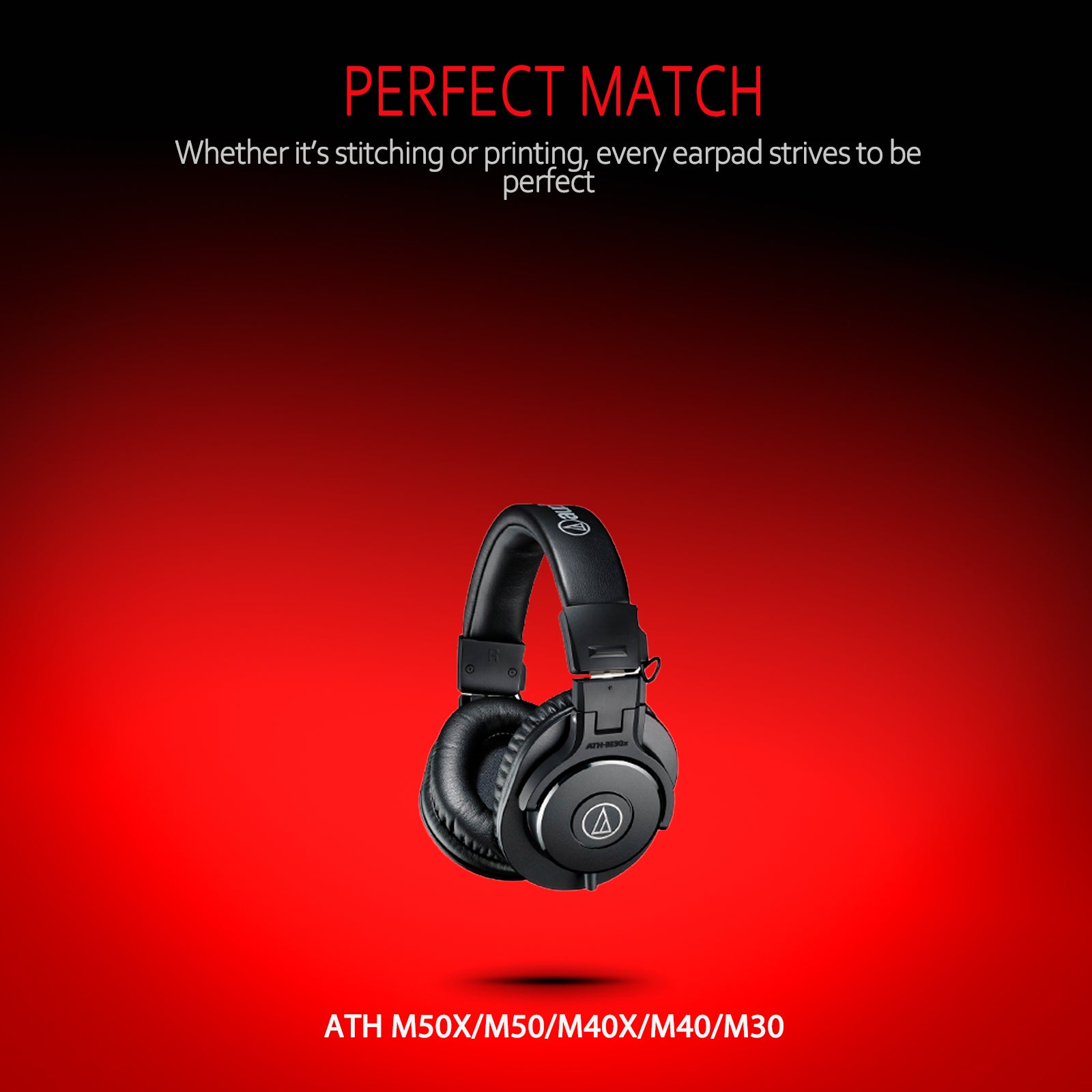 Krone Kalpasmos Audio Technica ATH-M50X Replacement Earpads