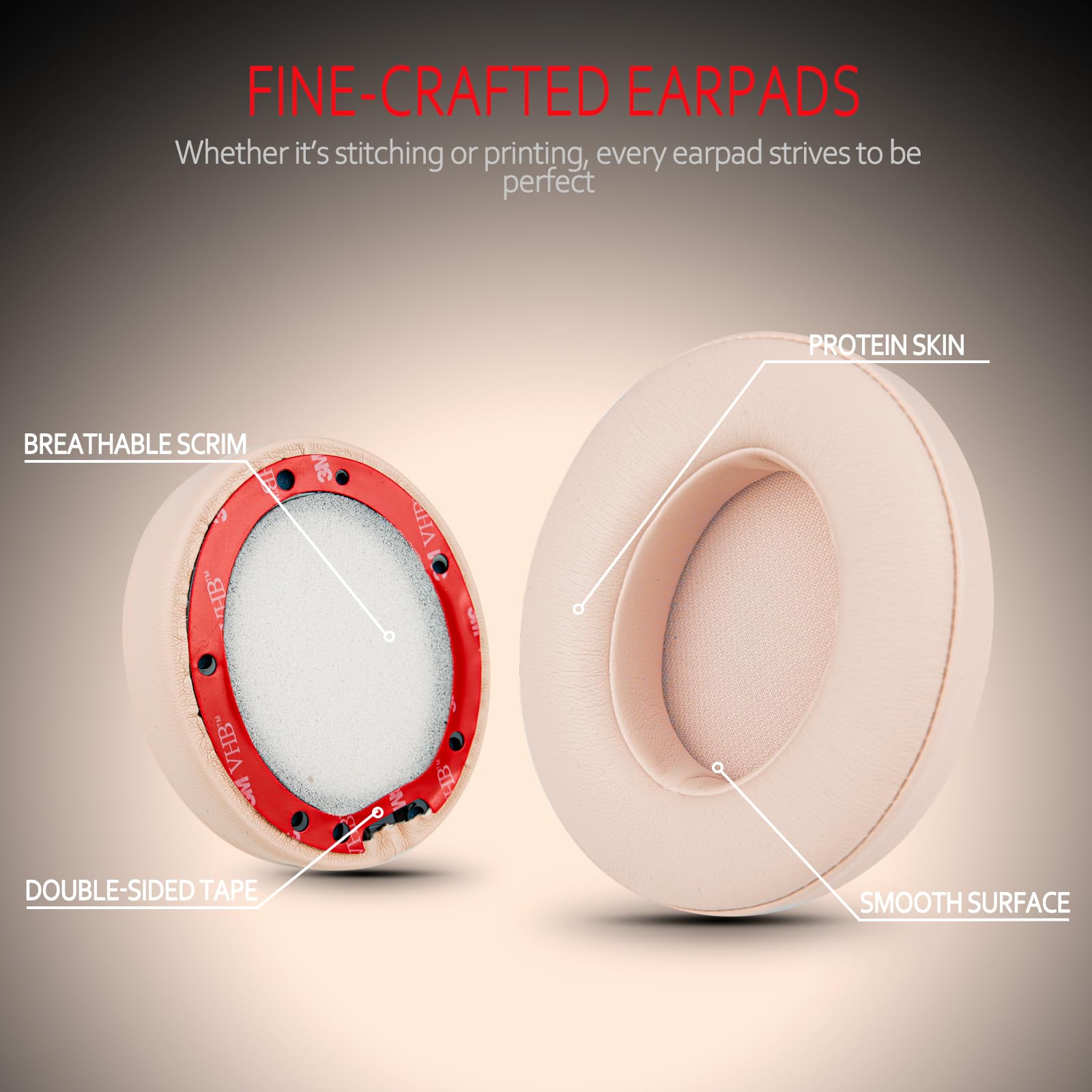 Professional Replacement Earpads For Beats Studio 2/3 Headphone