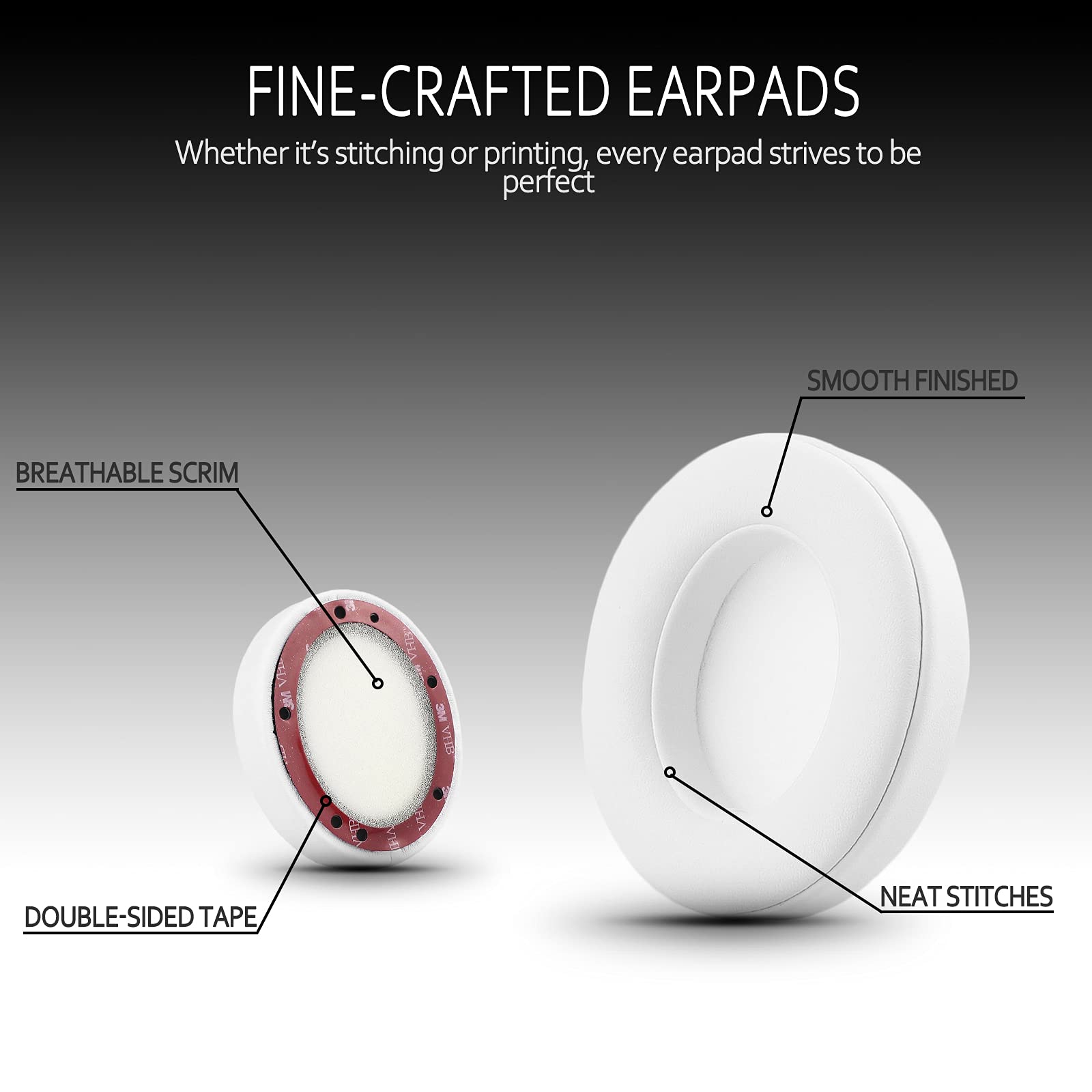 Professional Replacement Earpads For Beats Studio 2/3 Headphone