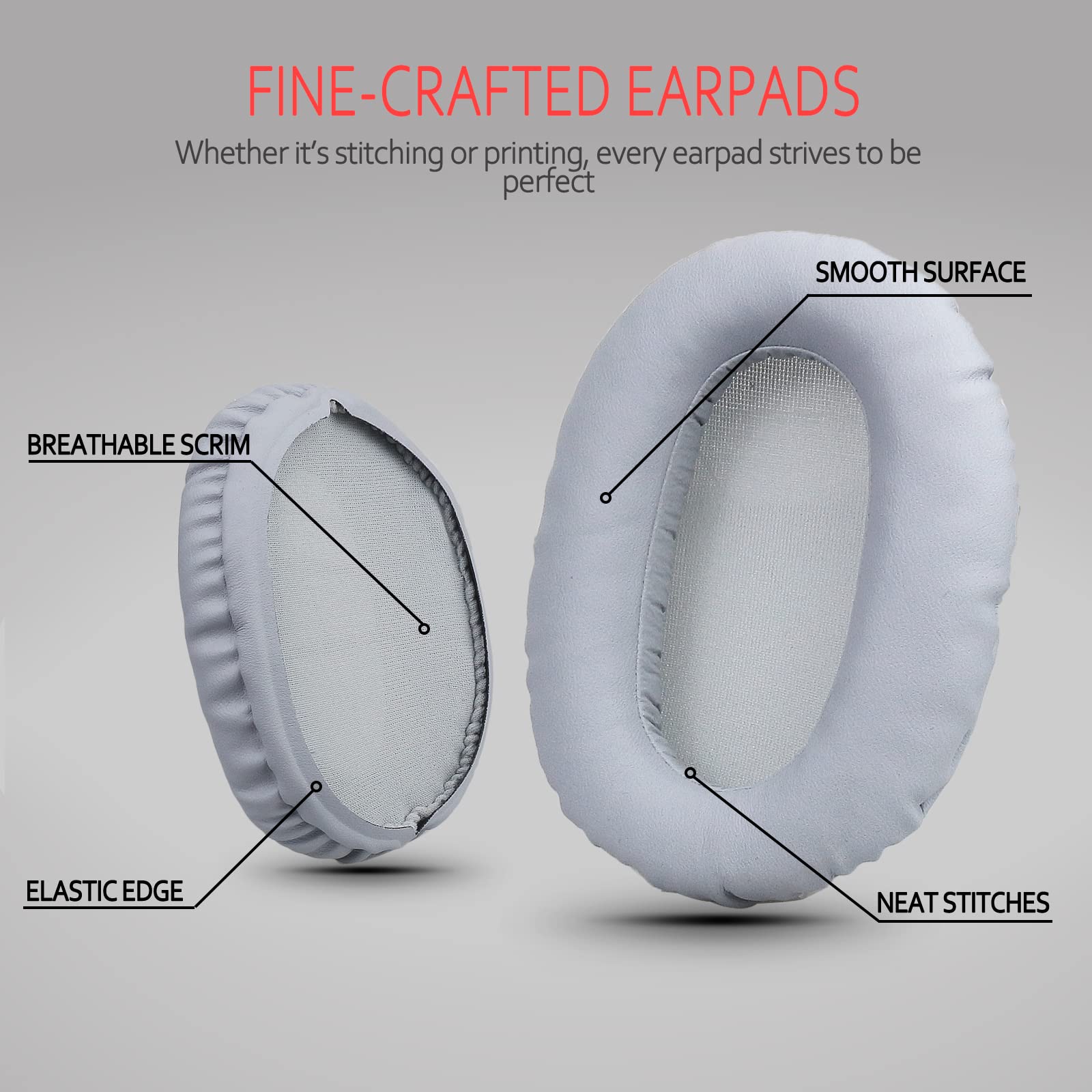 Sony WH-CH700N, WH-CH710N Replacement Earpads