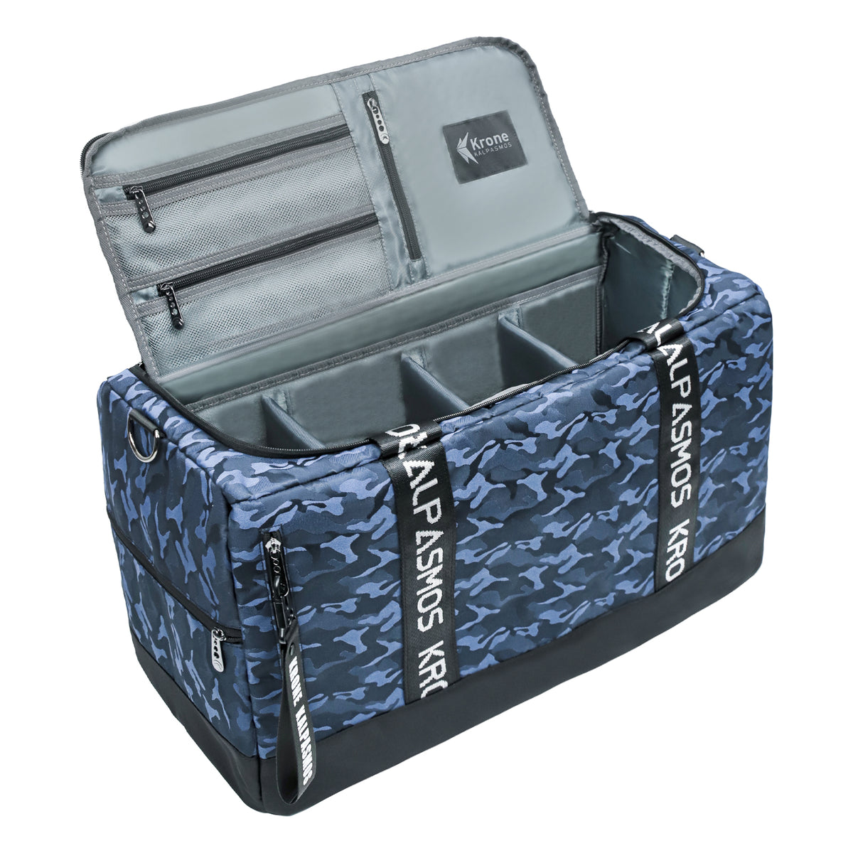 Multifunktionale Reisetasche / Sporttasche / Sneakertasche / Picknicktasche - Blau Camo