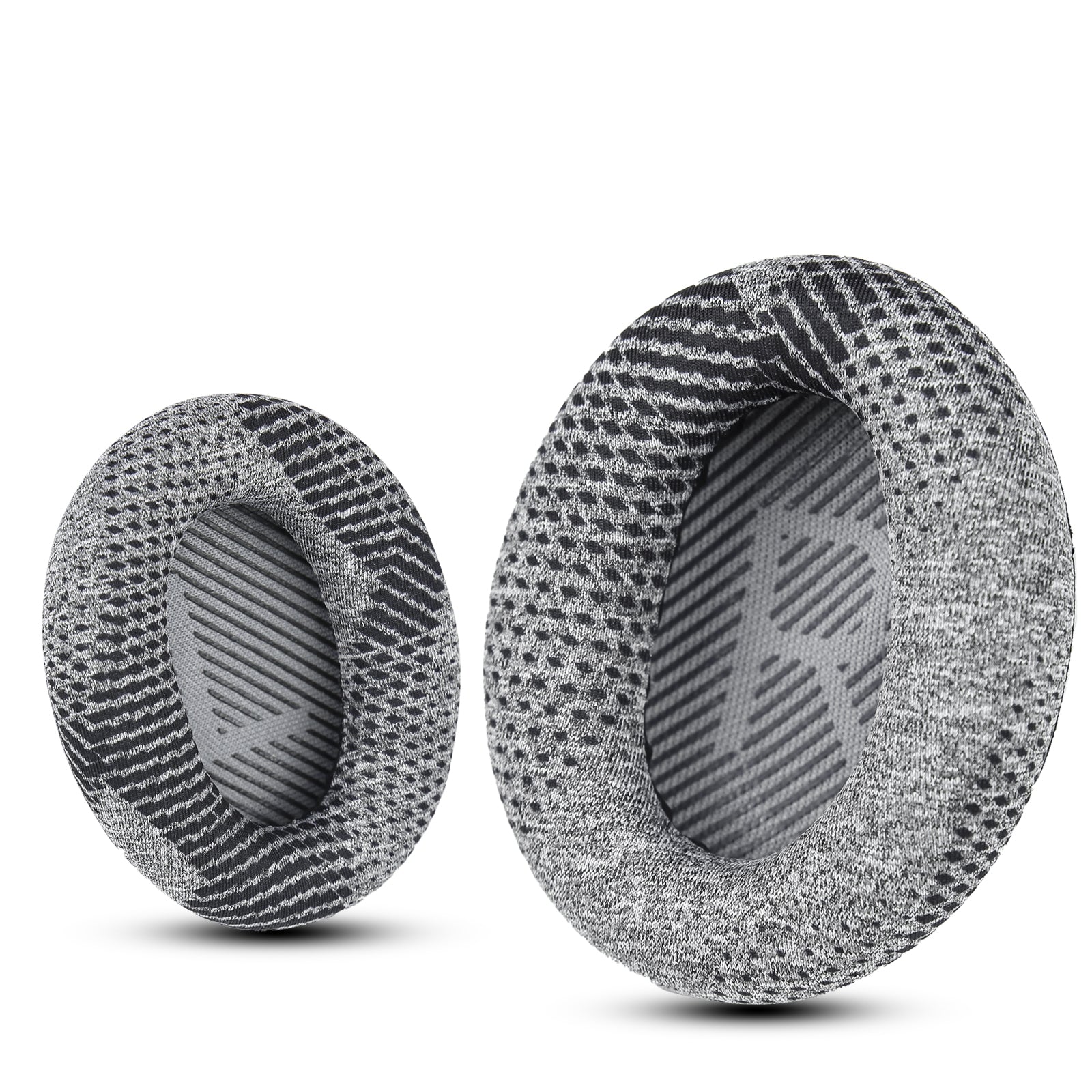 Professional Fabric Bose Headphones Replacement Ear Pads-Grey Pattern & Black Scrims