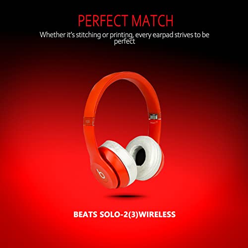 Stylish Fabric Earpads Replacement for Beats Solo 3 Wireless / Solo 2-Shining White