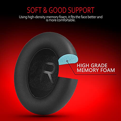 Krone Kalpasmos Premium Ear Cushion for Bose 700 Replacement Earpads, Bose NC700, Black