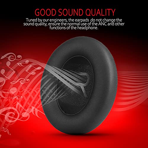 Krone Kalpasmos Premium Ear Cushion for Bose 700 Replacement Earpads, Bose NC700, Black