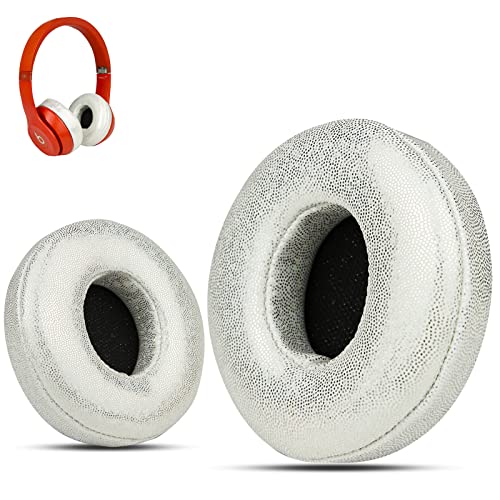 Stylish Fabric Earpads Replacement for Beats Solo 3 Wireless / Solo 2-Shining White
