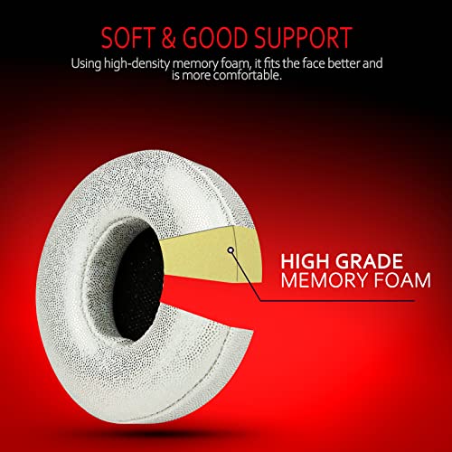 Stylish Fabric Earpads Replacement for Beats Solo 3 Wireless / Solo 2-Shining White