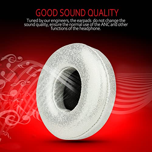 Stylish Fabric Earpads Replacement for Beats Solo 3 Wireless / Solo 2-Shining White