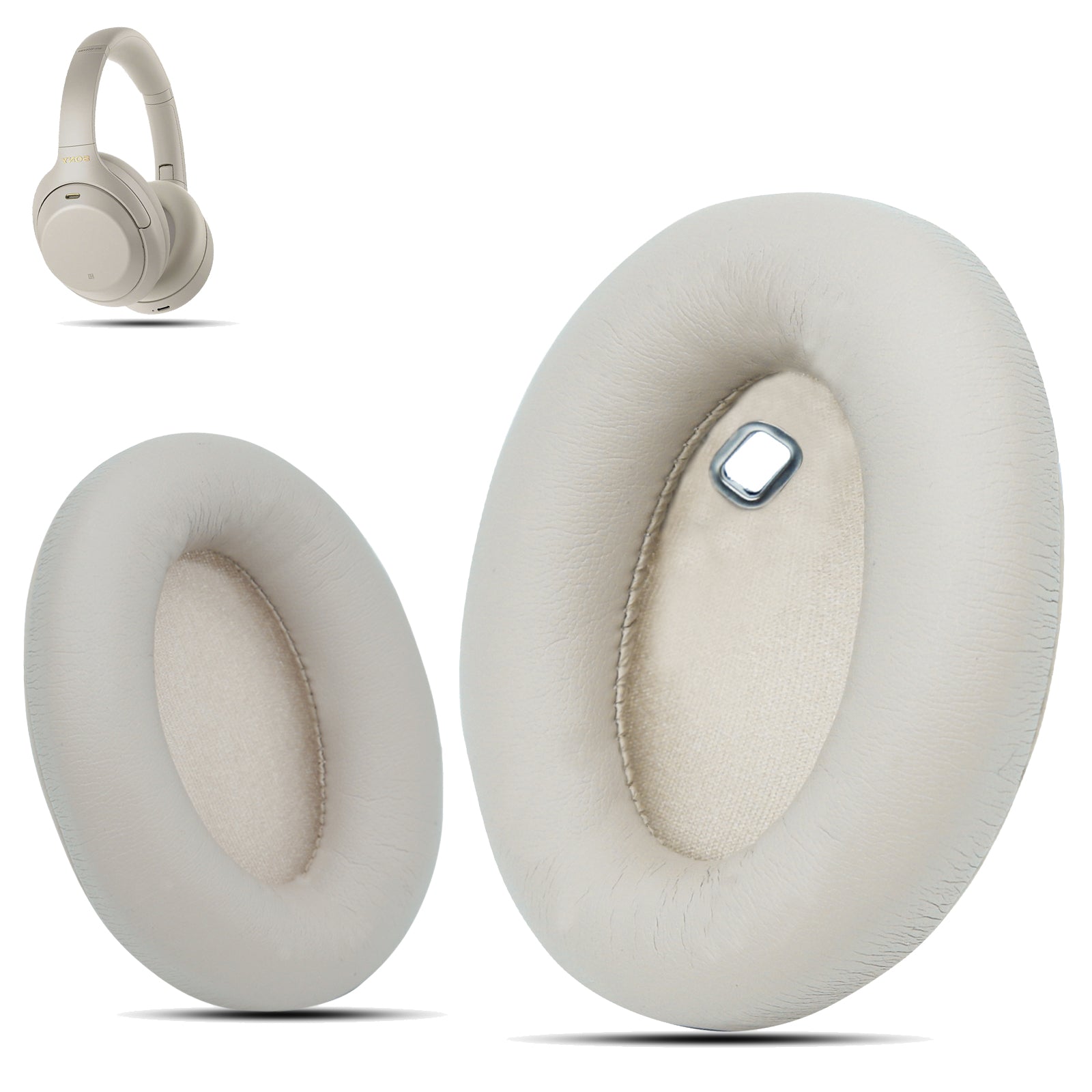 Replacement Earpads for Sony WH-1000XM4 Noise Cancelling Headphone by Krone Kalpasmos Black
