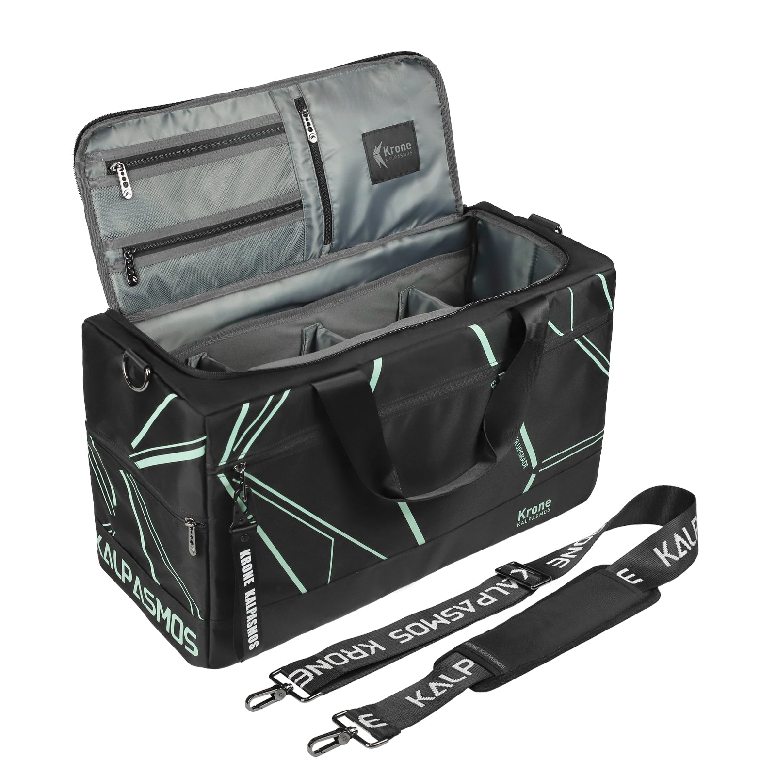 Multi-functional Travel DuffleBag / Sports Bag / Sneaker Bag, Future Light Series, Self-luminous Green