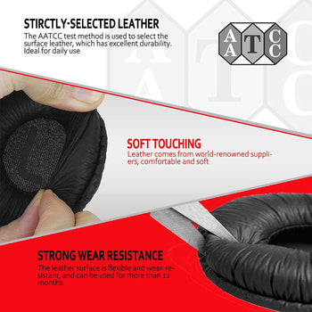 70MM Round Universal Replacement Earpads for Sony MDR-ZX110 & More