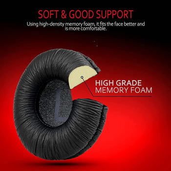 70MM Round Universal Replacement Earpads for Sony MDR-ZX110 & More