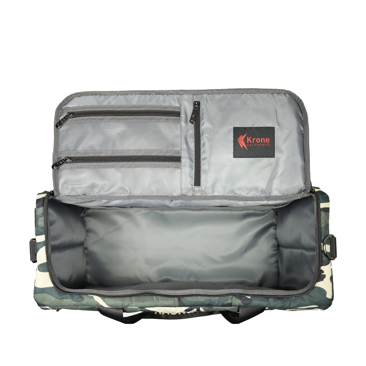 Multifunktionale Reisetasche/Sporttasche/Sneaker-Tasche – Camo-Grau