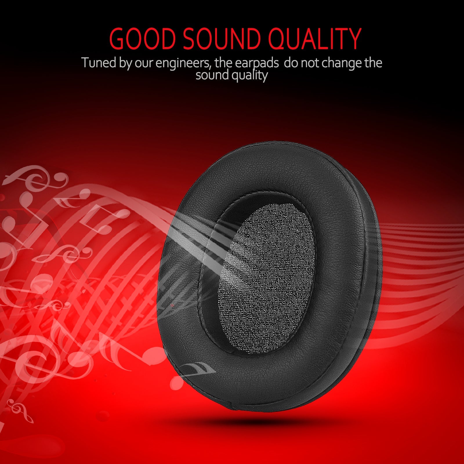 Ovale Over-Ear-Ohrpolster für Kopfhörer, für Audio Technica M50X M50 M50BT M40X M40 M30 MSR7