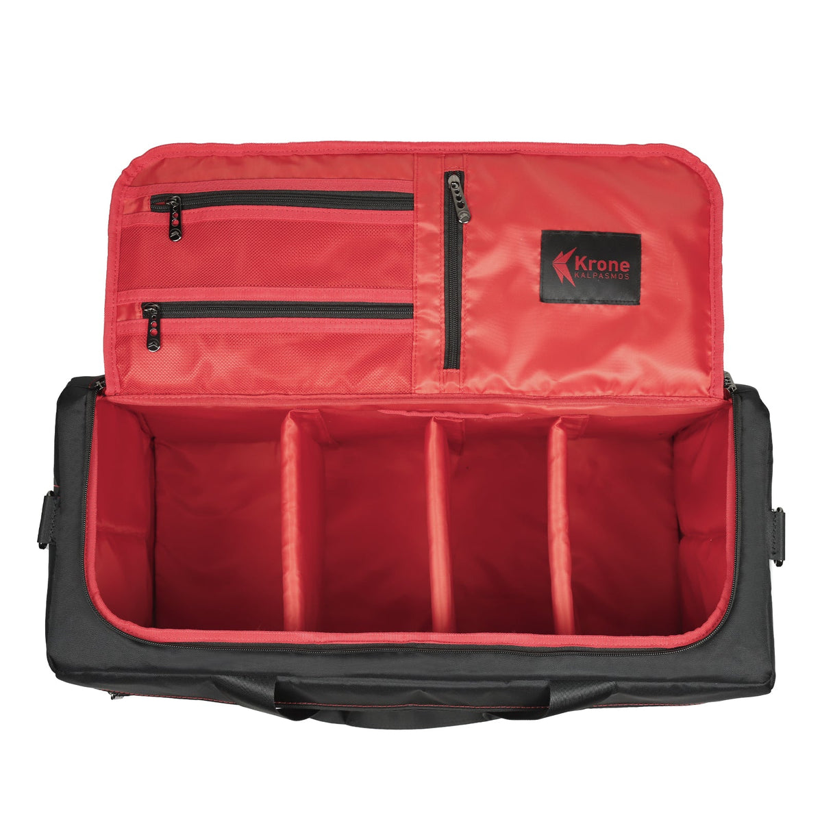 Multifunktionale Reisetasche/Sporttasche/Sneakertasche – Schwarz und Rot