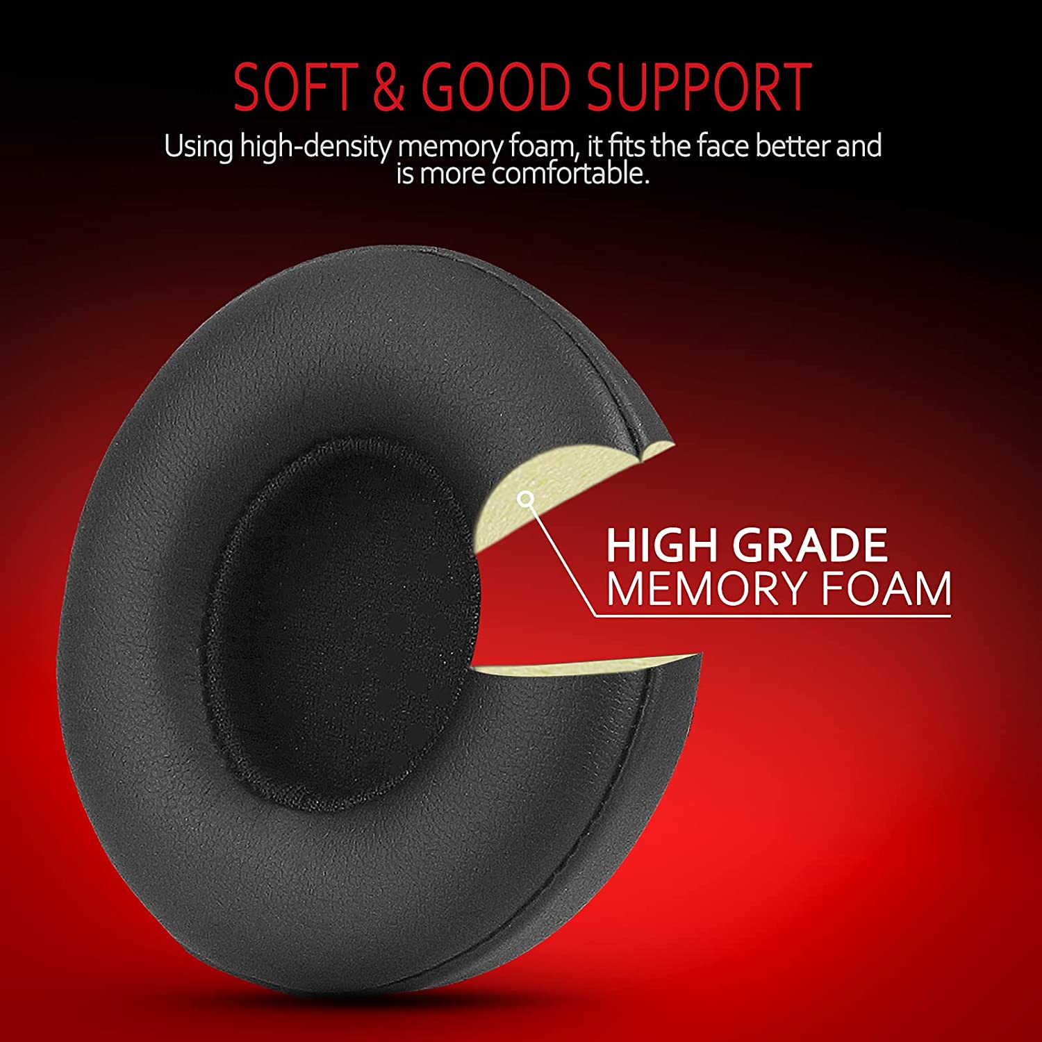 Professional Replacement Earpads For Beats Solo 2/3 Headphone