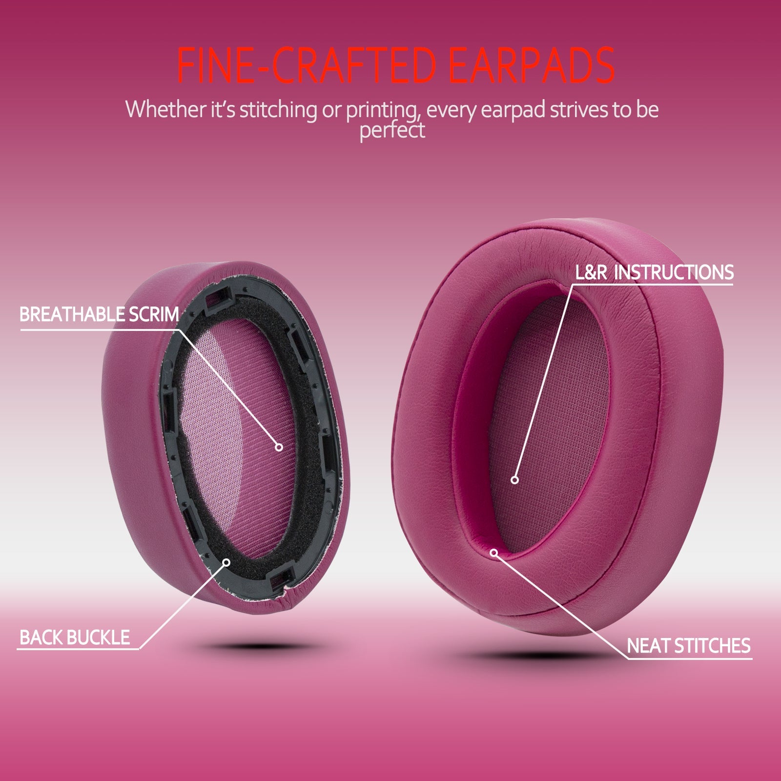 Sony WH-H900N Replacement Earpads