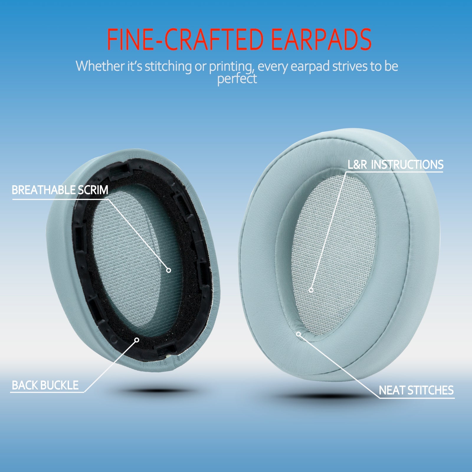 Sony WH-H900N Replacement Earpads