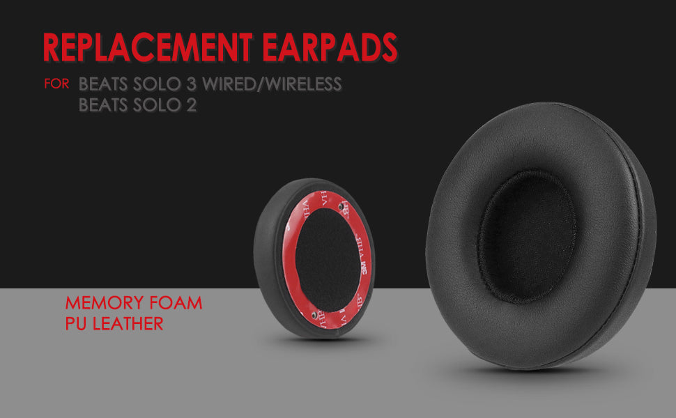 Beats Solo 3 & 2 Wireless Headphones Earpads Installation Guide