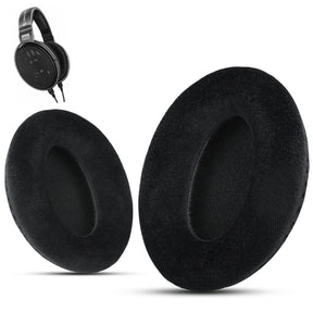 Krone Kalpasmos Replacement Cushions for Sennheiser HD Headphones – Fits HD650, HD600, HD580, HD660S, HD565, HD545 – Velour & Memory Foam Ear Pads for Sennheiser HD Series – Black