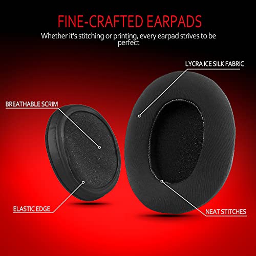 Krone Kalpasmos Instant-Chill Replacement Pads for Sony MDR-7506 - Cooling Gel Ear Cushions, Compatible with Sony MDR-V6 / V7 / CD900ST