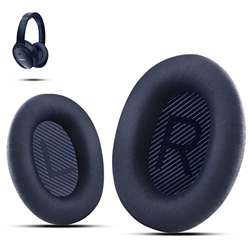 Premium Ear Pad Replacement for Bose Headphones Earpads, Compatible with Bose QuietComfort 35 ii /QC35 /QC25 /QC2 /QC15 /Ae2 /Ae2i /Ae2w /SoundTrue & SoundLink, by Krone Kalpasmos – Midnight Blue