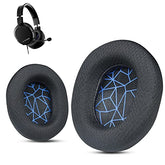 Arctis 7 Ear Cushion, Breathable Fabric Replacement Earpads Ear Cushions fit SteelSeries Arctis 1, Pro, 3, 5, 7, 7+, 7p, 7X, 9, Prime All Models Wireless Headset, by Krone Kalpasmos-Blue