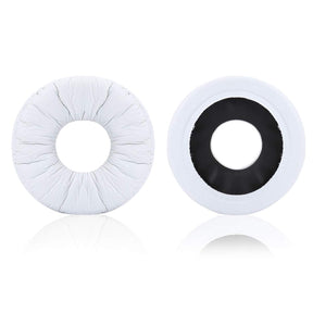 Universal Replacement Ear Pads for Sony MDR-ZX110/MDR-ZX330BT/V150/WH-CH500; JBL T500BT/T450BT &Many Other 70MM Round On-Ear Headphones(List Inside), by Krone Kalpasmos-Classic White