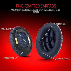 Premium Ear Pad Replacement for Bose Headphones Earpads, Compatible with Bose QuietComfort 35 ii /QC35 /QC25 /QC2 /QC15 /Ae2 /Ae2i /Ae2w /SoundTrue & SoundLink, by Krone Kalpasmos – Midnight Blue