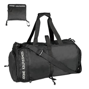 Gym Bag/Foldable Sports Duffle Bag for Men/Women-Black