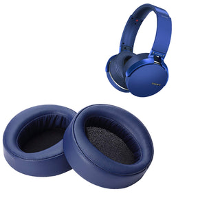 Krone Kalpasmos Replacement Ear Pads for Sony MDR-XB950BT MDR-XB950B1 MDR-XB950N1 Headphones, Soft Protein Leather Memory Foam Over-Ear Ear Cushions Sony Headset Repair Accessories, Blue