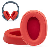 Krone Kalpasmos Ear Pads for Sony WH-H900N, Compatible with Sony MDR-100ABN Headphones Over Ear Cushion, Soft Memory Foam Protein Leather Replacement Earpad Sony Headset Repair Part (Red)