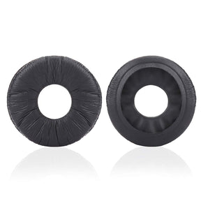 Universal Replacement Ear Pads for Sony MDR-ZX110/MDR-ZX330BT/V150/WH-CH500; JBL T500BT/T450BT &Many Other 70MM Round On-Ear Headphones(List Inside), by Krone Kalpasmos-Classic Black