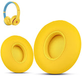 Krone Kalpasmos Beats Solo 3 Earpads Replacement, Beats Solo 2 Earpad Replacement, Premium Protein Leather Memory Foam with Kits, Superb Comfortable – Club Yellow