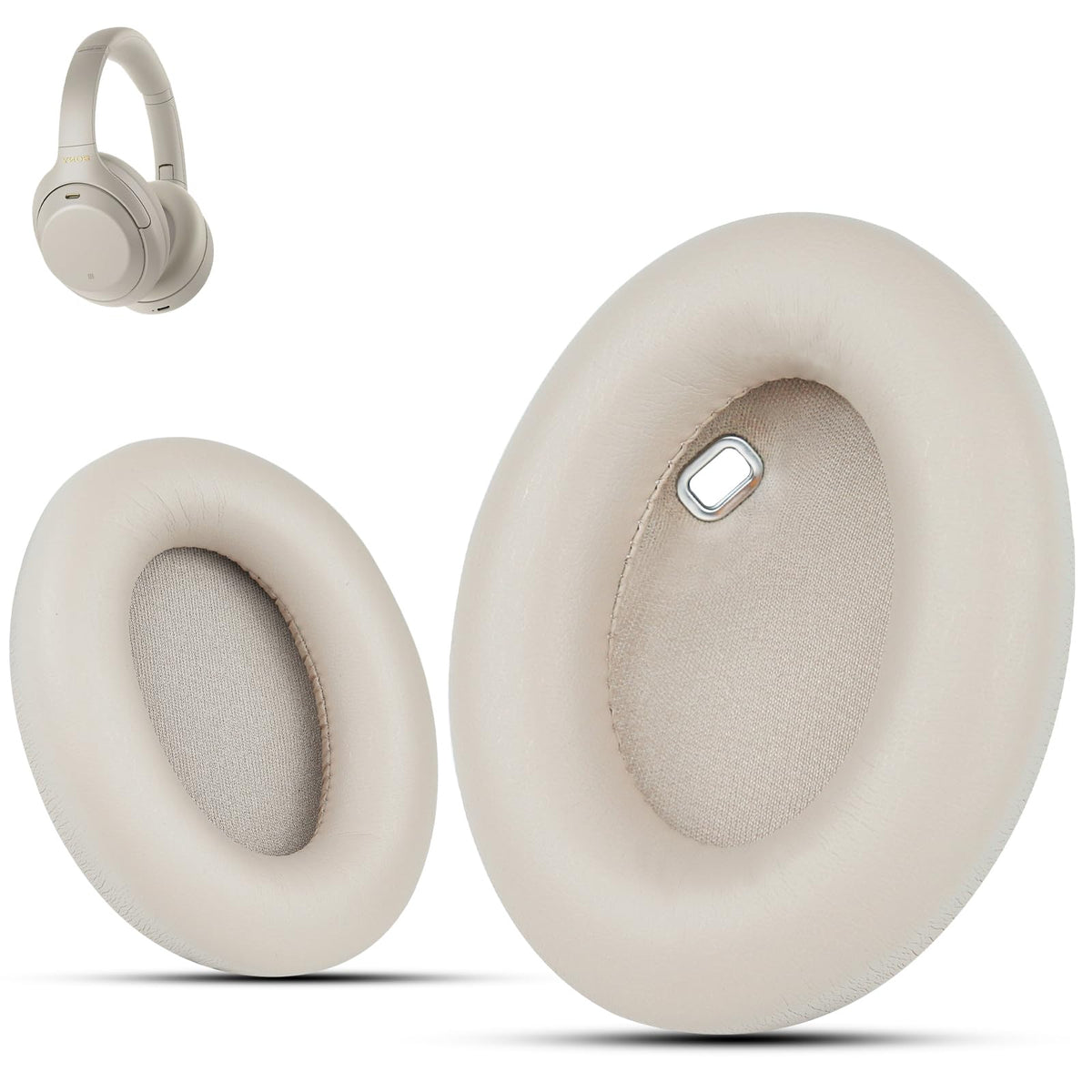 Replacement Earpads for Sony WH-1000XM4 Noise Cancelling Headphone by Krone Kalpasmos Gold