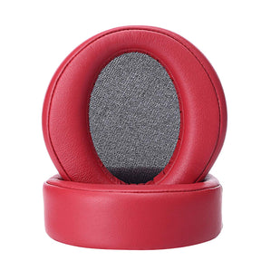 Krone Kalpasmos Replacement Ear Pads for Sony MDR-XB950BT MDR-XB950B1 Headphones, Soft Protein Leather Memory Foam Over-Ear Ear Cushions Sony Headset Repair Accessories, with PU Leather Bag - Red