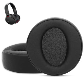 Krone Kalpasmos Professional Earpads Cushions Replacement for Sony MDR-XB950 XB950BT XB950B1 XB950N1 XB950AP Over-Ear Headphones, Noise Isolation Memory Foam - Black