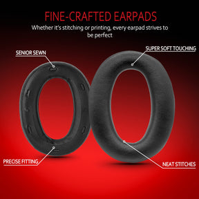 Krone Kalpasmos Earpads Replacement for Sony WH-1000XM2, Professional Headphone Covers Compatible with Sony MDR-1000X, Ear Pads Cushions with Softer Protein Leather and High-Density Memory Foam