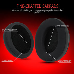 Krone Kalpasmos Cooling-gel Earpads for HyperX Headset, HyperX Cloud 2 Replacement Earpads, HyperX Clouds Ear Pads, fit HyperX Cloud ALPHA/1/2/WIRELESS/ALPHA/ALPHA S/CORE/Stinger/Flight/Mix