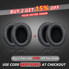 Krone Kalpasmos HyperX Headphone Covers, HyperX Headset Replacement, HyperX Cloud 2 Replacement Earpads, Ear Pads Cushions for HyperX Cloud ALPHA/1/2/WIRELESS/ALPHA/ALPHA S/CORE/Stinger/Flight/Mix