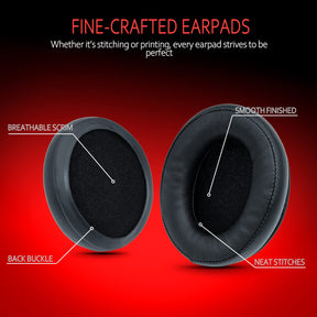 Krone Kalpasmos HyperX Headphone Covers, HyperX Headset Replacement, HyperX Cloud 2 Replacement Earpads, Ear Pads Cushions for HyperX Cloud ALPHA/1/2/WIRELESS/ALPHA/ALPHA S/CORE/Stinger/Flight/Mix